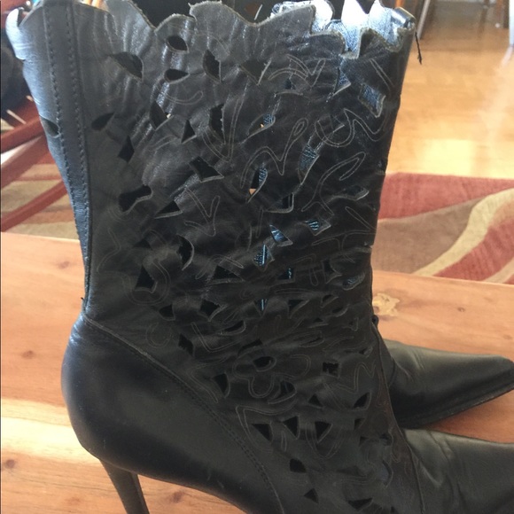 Italian leather boots, size 39/38 - Picture 2 of 10